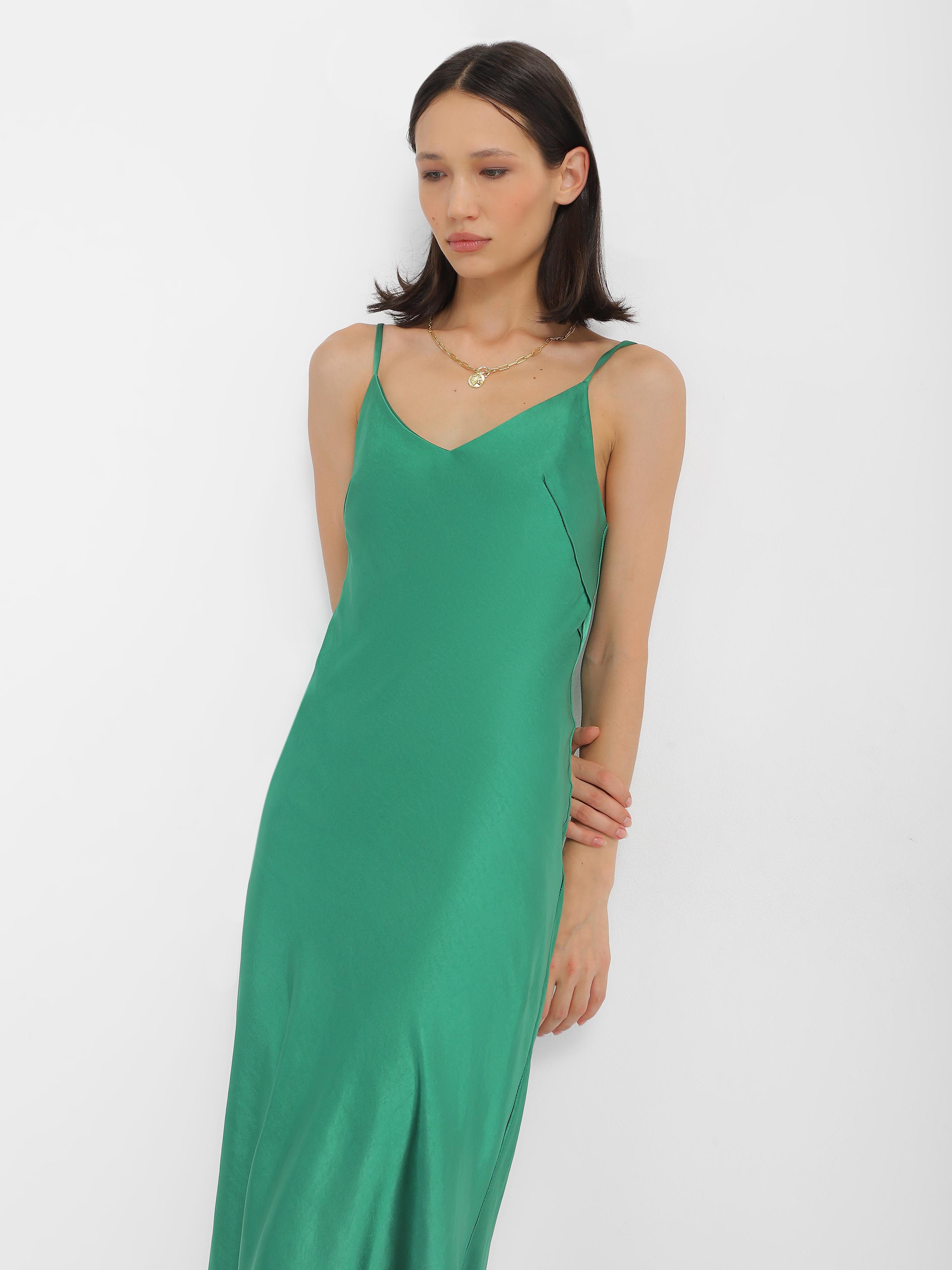 Картинка Сукня максі зелена